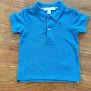 Burberry Blue Kids Polo Shirt